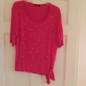 Cha Cha Vente ladies XL, short sleeve blouse